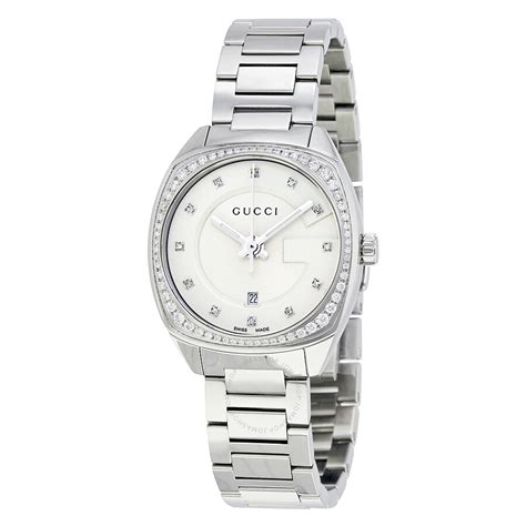 women's gucci watch with diamonds|ladies Gucci watch diamond dial.